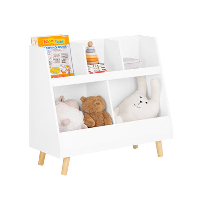 Pre-sale SoBuy KMB19-W, Children Kids Bookcase Storage Display Rack Organizer Holder, White-clearance
