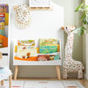 SoBuy KMB63-W, Children Kids Bookcase Book Shelf Toy Shelf Storage Display Shelf Organizer