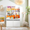 SoBuy KMB65-W, Children Kids Bookcase Book Shelf Toy Shelf Storage Display Shelf Rack Organize