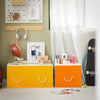 SoBuy KMB73-W, Children Kids Storage Bench with Mobile Storage Chest, Toy Box Cabinet