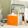 SoBuy KMB74-W, Children Kids Storage Bench with Mobile Storage Chest, Toy Box Storage Cabinet