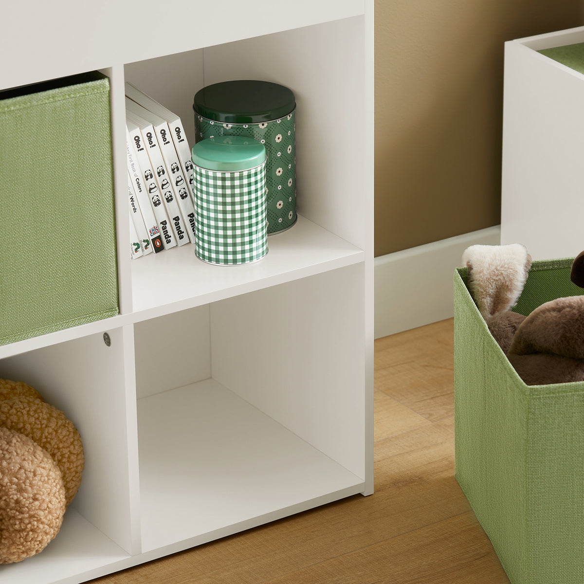 SoBuy KMB79-W, Children Kids Bookcase Book Shelf Toy Shelf Kids Storage Shelf, White