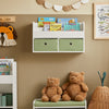 SoBuy KMB81-W, Wall Mounted Storage Shelf Rack Children Kids Book Shelf Toy Shelf