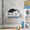 SoBuy KMB86-W, Wall Mounted Storage Display Shelf Rack Children Kids Wall Shelf Toy Shelf Wall Storage Unit