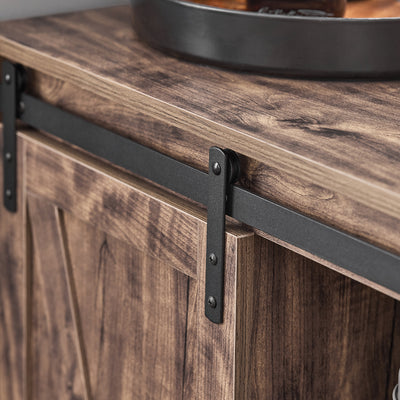 SoBuy KNL08-N, Kitchen Island Kitchen Cabinet Sideboard Kitchen Breakfast Dining Bar Table Bar Cabinet, Wood
