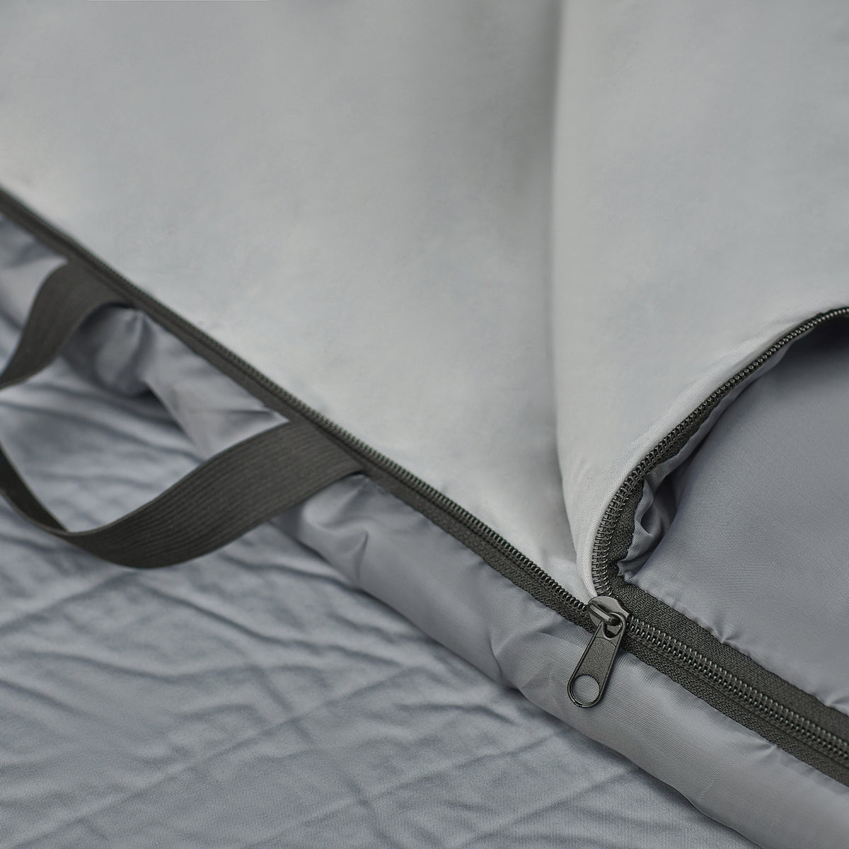 SoBuy OGS60-L-HG, 2 Person Camping Bed Foldable Camping Tent with Bed, Mattress, Sleeping Bag and Carrying Bag, Grey