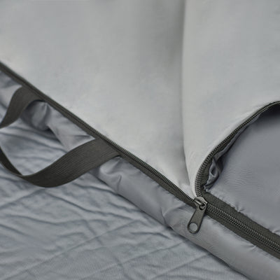 SoBuy OGS60-L-HG, 2 Person Camping Bed Foldable Camping Tent with Bed, Mattress, Sleeping Bag and Carrying Bag, Grey