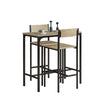 SoBuy OGT03-N, Bar Set-1 Bar Table and 2 Stools Home Restaurant Furniture Dining Set
