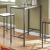 SoBuy OGT03-XL, Bar Set-1 Bar Table and 2 Stools, 3 Pieces Home Kitchen Dining Set