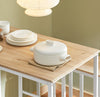 SoBuy OGT15-WN, Bar Set-1 Bar Table and 4 Stools, Home Kitchen Furniture Dining Set