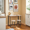 SoBuy OGT18-N, Folding Bar Table and 2 Folding Stools, Home Kitchen Furniture Dining Set