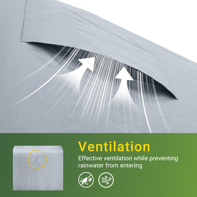 Pre-sale SoBuy SDA11-SIL, Outdoor Waterproof Bike Storage Cover Robust replacement tarp for SoBuy KLS11, Silver, 120x176x163cm