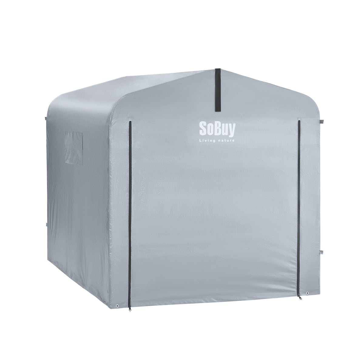 Pre-sale SoBuy SDA12-SIL, Outdoor Waterproof Bike Storage Cover, Robust replacement tarp for SoBuy KLS11-L, Silver, 159x219x165cm