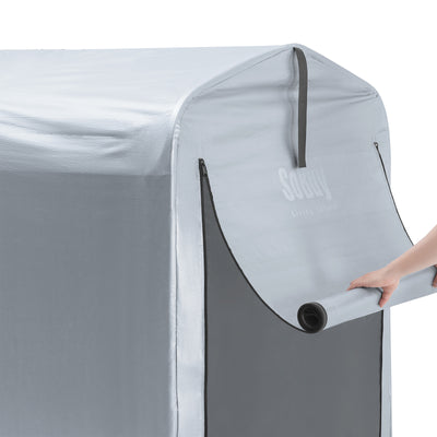 Pre-sale SoBuy SDA12-SIL, Outdoor Waterproof Bike Storage Cover, Robust replacement tarp for SoBuy KLS11-L, Silver, 159x219x165cm