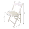 SoBuy FST06-W, Folding Wooden Chair,Home Office Folding Chair Seating
