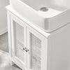 SoBuy BZR35-W, Under Sink Cabinet Bathroom Vanity Unit Bathroom Storage Cabinet with Doors
