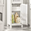 SoBuy BZR36-W, Tall Bathroom Cabinet Storage Cabinet with 3 Shelves 1 Drawer 1 Cabinet