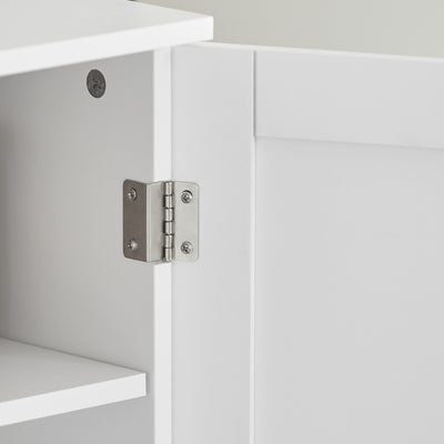 SoBuy BZR18-II-W, Under Sink Cabinet Bathroom Vanity Unit, Suitable for Pedestal Sinks, White