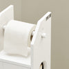 SoBuy BZR49-W, Free Standing Bathroom Toilet Paper Roll Holder