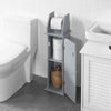 SoBuy BZR53-HG, Free Standing Bathroom Toilet Paper Roll Holder Storage Cabinet