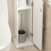 SoBuy BZR53-W, Free Standing Bathroom Toilet Paper Roll Holder Storage Cabinet