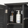SoBuy BZR55-DG, Bathroom Wall Mounted Mirror Cabinet, Mirrored Storage Cabinet Unit,