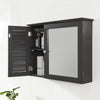 SoBuy BZR55-DG, Bathroom Wall Mounted Mirror Cabinet, Mirrored Storage Cabinet Unit,