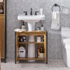 SoBuy BZR63-II-PF, Under Sink Cabinet Bathroom Vanity Unit, Suitable for Pedestal Sinks