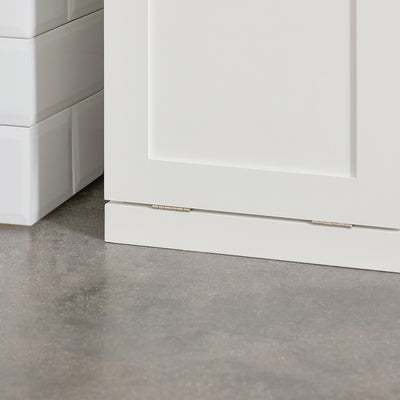 SoBuy BZR66-W, Laundry Basket Laundry Cabinet Bathroom Cabinet Storage Cabinet, White