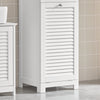 SoBuy BZR73-W, Bathroom Laundry Basket Laundry Cabinet Bathroom Storage Cabinet