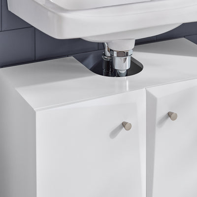 SoBuy BZR92-W, Under Sink Cabinet Bathroom Vanity Unit Bathroom Storage Cabinet, White