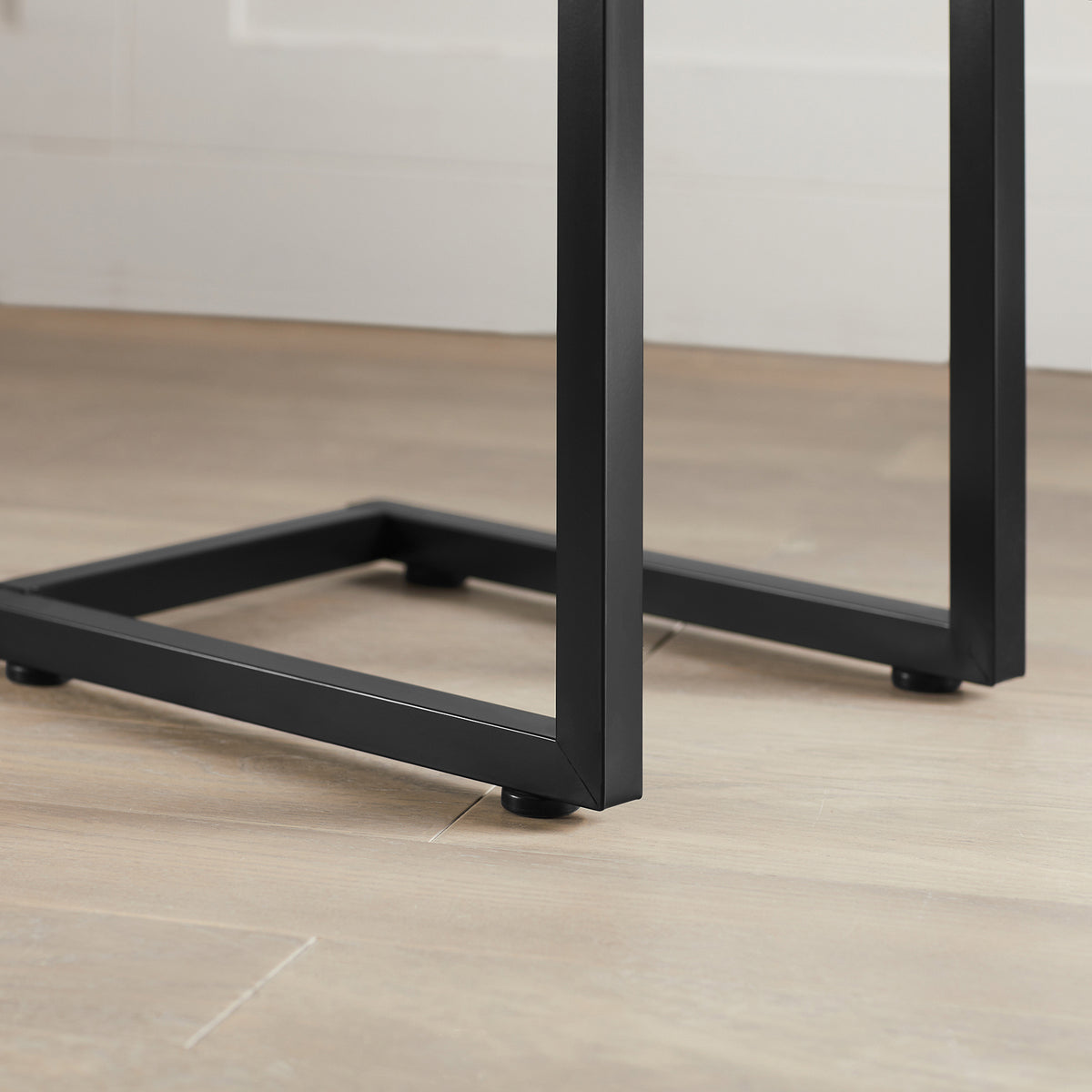 SoBuy FBT44-HG Side Table, Modern Coffee Table/Sofa Table/Telephone Table/Lamp Table for Living Room, 40x30x60 cm Black & Gray