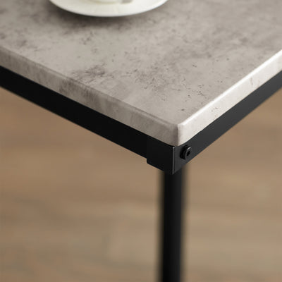 SoBuy FBT44-HG Side Table, Modern Coffee Table/Sofa Table/Telephone Table/Lamp Table for Living Room, 40x30x60 cm Black & Gray