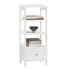 SoBuy FBT91-W, Side Table End Table Bedside Table with 3 Shelves and 1 Drawer