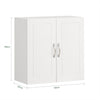 SoBuy FRG231-W, Double Doors Home Kitchen Bathroom Wall Cabinet Wall Storage Cabinet Unit