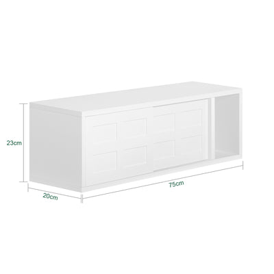 SoBuy FHK18-W wall mounted cupboard dimensions 75x20x23cm specification