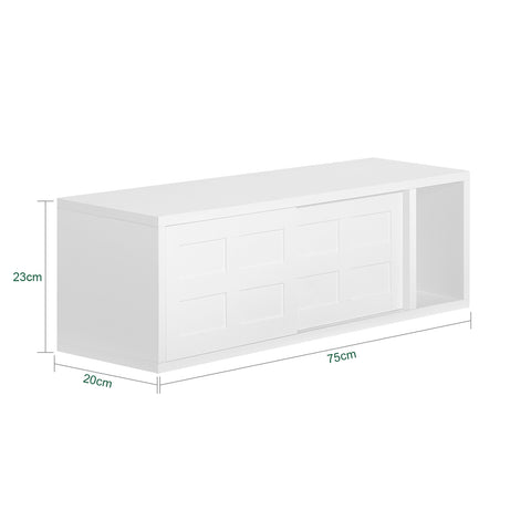 SoBuy FHK18-W, Wall Cabinet Cupboard Wall Shelf Rack Wall Storage Cabinet Unit