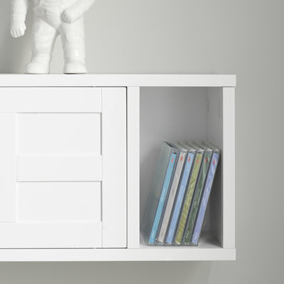 SoBuy FHK18-W wall cabinet 25kg load capacity top surface for display