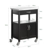 SoBuy FKW22-SCH, Kitchen Storage Trolley Kitchen Cabinet + Free Bathtub Rack FRG104-N