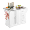 SoBuy FKW41-ST, Kitchen Island Kitchen Cabinet + Free Bathtub Rack FRG104-N