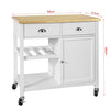 SoBuy FKW62-WN, Kitchen Storage Trolley + Free Bathtub Rack FRG104-N