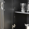 SoBuy FKW71-SCH, Kitchen Trolley Island Storage Cupboard + Free Bathtub Rack FRG104-N