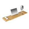 SoBuy FRG104-N, Bamboo Bathtub Rack, Bath Tub Shelf Tray with iPad/Mobile Phone