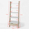 SoBuy FRG112-WN, Ladder Shelf Wall Shelf Bookcase Storage Display Shelving Unit
