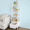 SoBuy FRG116-K-W, Storage Display Shelving Ladder Shelf Bookcase