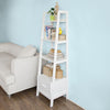 SoBuy FRG116-K-W, Storage Display Shelving Ladder Shelf Bookcase