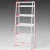 SoBuy FRG116-W, Ladder Shelf Storage Display Shelving Bookcase