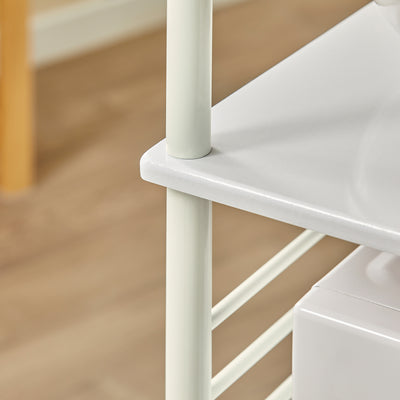 SoBuy  FRG12-W, Kitchen Storage Cabinet, Kitchen Cart, Microwave Shelf, White