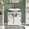 SoBuy FRG128-II-W, Under Sink Cabinet Bathroom Vanity Unit, Suitable For Pedestal Sinks