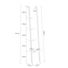 SoBuy FRG15-W, Modern 4 Tiers Ladder Shelf Wall Shelf Stand Shelf
